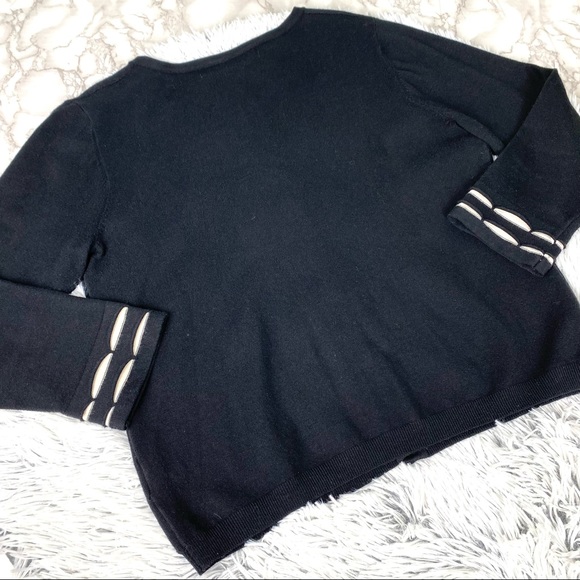 Anthropologie Sparrow Retro Scalloped Knit Cardigan EUC - Picture 2 of 10